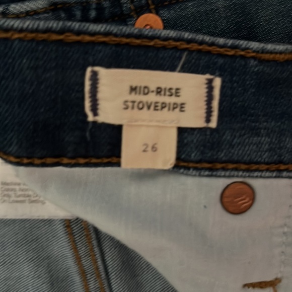 Madewell Stovepipe Midrise jeans - Picture 3 of 3